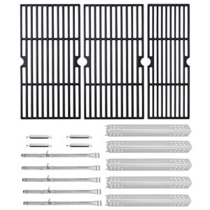 charbrofire 463347518 463347519 grill replacement parts for charbroil grill grates heat plates 5 burner 4633730139 463373319 463335517 463342119 g470-5200-w1 g470-0004-w1a g321-4c00-w1