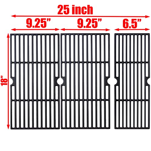 Charbrofire 463347518 463347519 Grill Replacement Parts for Charbroil Grill Grates Heat Plates 5 Burner 4633730139 463373319 463335517 463342119 G470-5200-W1 G470-0004-W1A G321-4C00-W1