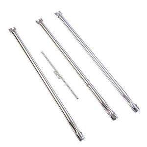 GasSaf Burner Tube Replacement for Weber 7508 Genesis Silver B & C, Genesis Gold B & C, Spirit 700 E-310 E-320, Weber 900 and Other Models, Stainless Steel Gas Grill Burner Tube Kit