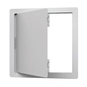 best access doors 24″ x 24″ ba-pa-3000, flush non-rated hinged plastic access panel, heavy durable, white