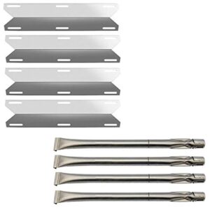 htanch sn3041(4-pack) sa0361 (4-pack) 17 5/16″ heat plate and burners relacement for charmglow 720-0304 nexgrill 720-0304 permasteel pg-50400-s and other gas grill models