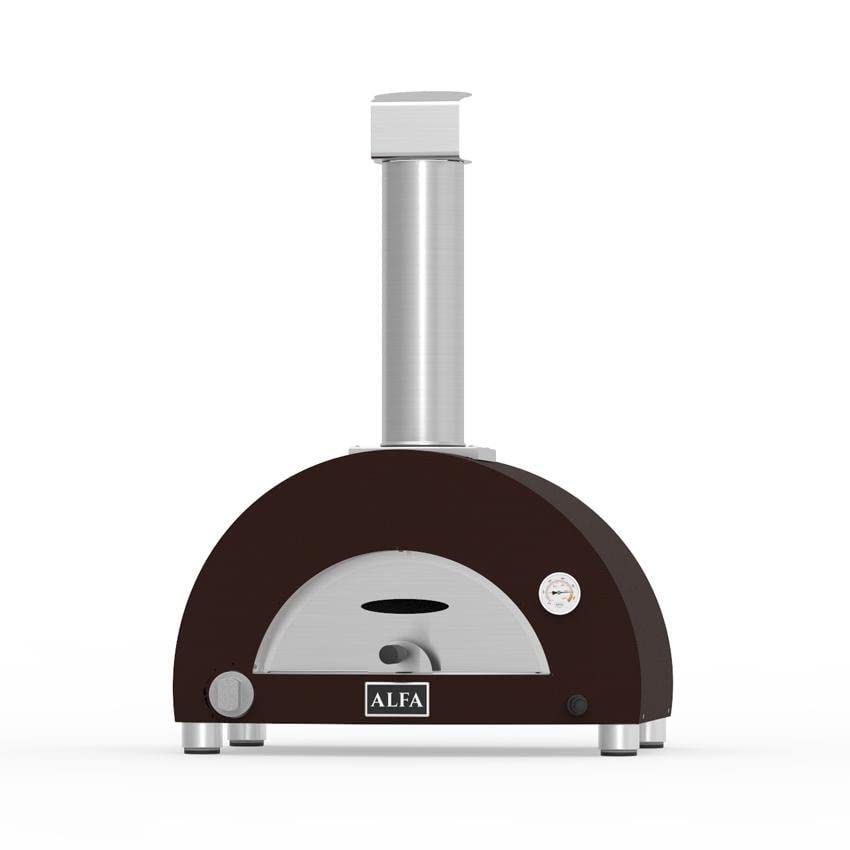 Alfa One Copper Natural Gas Countertop Outdoor Pizza Oven