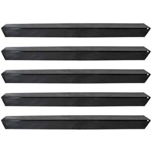 onlyfire gas grill replacement porcelain steel flavorizer bars heat plate for weber models grills set of 5, 21 1/2”x1 3/4”