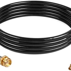 GASPRO 15FT Quick Connect Propane Hose for RV to Grill, Replacement for 16oz Camping Propane Tank, 1/4" Male Quick Connect Fitting