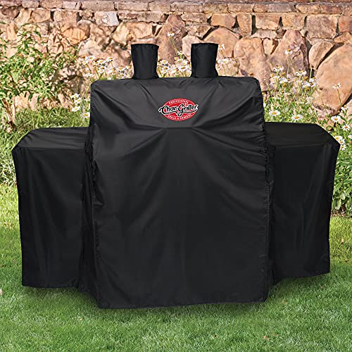 Char-Griller 3055 3-Burner Gas Grill Cover, Black