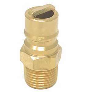 1/2 “ quick connect/disconnect insert plug X 1/2 inch Male NPT [3308] natural gas Propane Fitting Connector Solid Brass Coupler