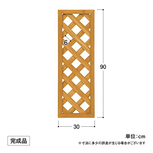 Takasho EWO-35N Ecoland Garden Lattice, Natural, 11.8 x 35.4 inches (300 x 900 mm)