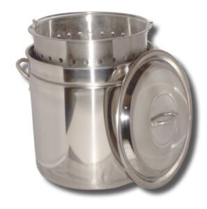 king kooker kk24sr ridged stainless steel pot, 24-quart