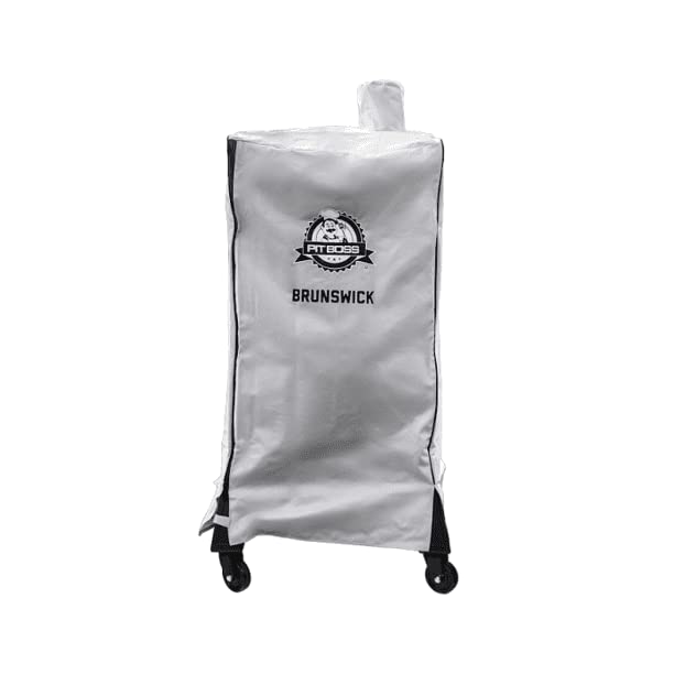 Pit Boss 49" Heavy Duty Polyester with PVC Backing Smoker Cover, Size 49.01 L x 26.38 W x 26.38 H Inches