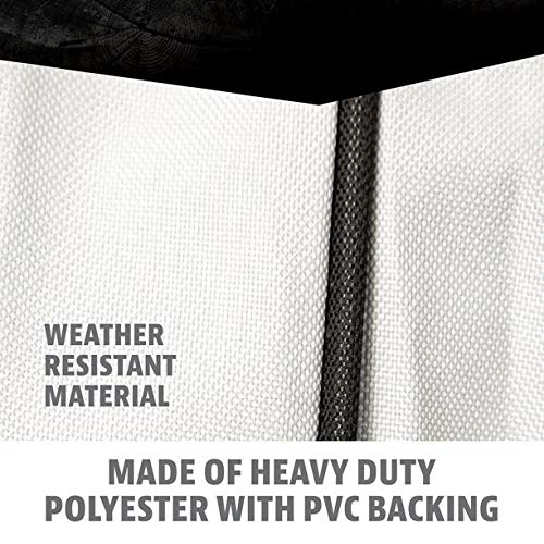 Pit Boss 49" Heavy Duty Polyester with PVC Backing Smoker Cover, Size 49.01 L x 26.38 W x 26.38 H Inches