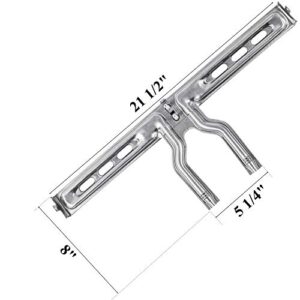 Zljoint Stainless Steel Burner Assembly (1-pack) for Select Coleman 2000, 3000, Grill Master BG4622YPB, BG6522RPB, SG5522RP, Sunbeam BG4622YPB-S, FG7622RPB-S, .. (21 1/2" x 8" )