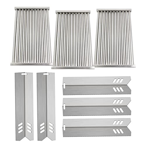 Kalomo Grill Grates Replacement Grill Heat Plates Shield BBQ Gas Grill Replacement Parts Outdoor for Dyna-Glo DGF510SBP, DGB515SDP-D,Backyard BY13-101-001-13,BY14-101-001-04, Uniflame GBC1059WB, BHG