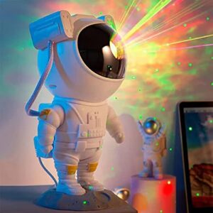 Astronaut Star Galaxy Projector Light - 2023 New Pleshy Spacebuddy Projector with Timer and Remote, Star Projector Night Lights, Bedroom and Ceiling Projector, Kids Room Decor Aesthetic (Black Gold)