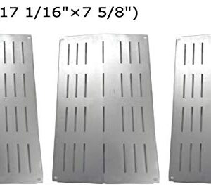 Replacement Kit For Charbroil 463233603,463234603,463234703,466231103, 466231203, 463231503, 4632315031, 463231603, 463232103,463233503 & Patio Chef SS48055NG Includes 3 Cast Burners & 3 Heat Plates