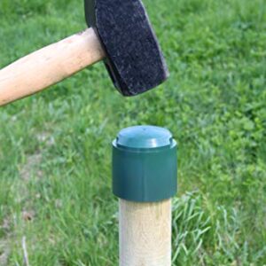 GAH-ALBERTS Einschlag-Werkzeug 211219 Impact Tool for Round Wood Posts Plastic Green Inner Diameter 95 mm Total Height 90 mm