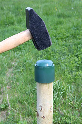 GAH-ALBERTS Einschlag-Werkzeug 211219 Impact Tool for Round Wood Posts Plastic Green Inner Diameter 95 mm Total Height 90 mm