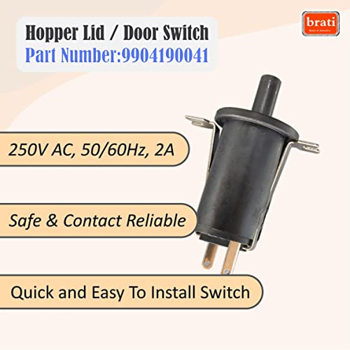 Hopper Lid Switch/Door Switch Replacement 9904190041 for Masterbuilt Gravity Series 560/800/1050 Digital Charcoal Grill+Smoker,3 PCS