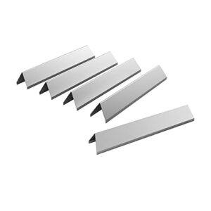 stainless steel flavorizer bars for weber spirit 300 gas grills 7636 (5-pack/dimensions: 15 1/4″ x 2 3/5″, 16 ga.)