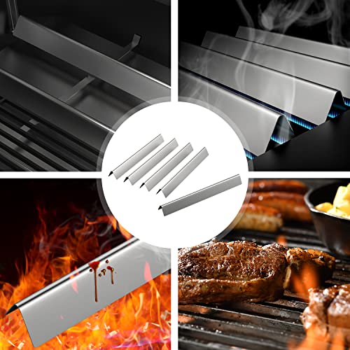 Stainless Steel Flavorizer Bars for Weber Spirit 300 Gas Grills 7636 (5-Pack/Dimensions: 15 1/4" x 2 3/5", 16 Ga.)