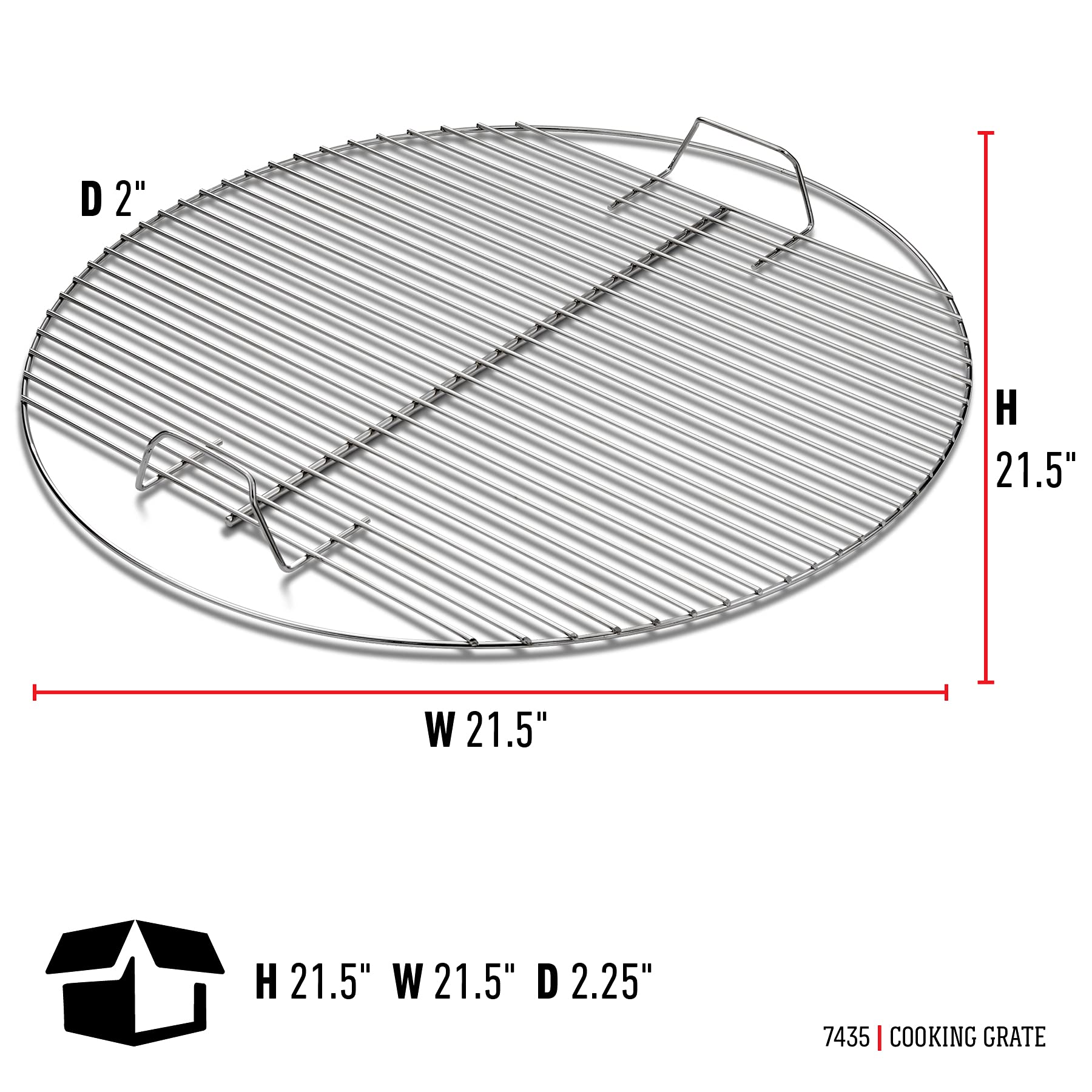 Weber Replacement Cooking Grate, fits 22" Charcoal Grills