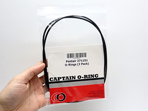 Captain O-Ring – Replacement 271151 O-Ring for Pentair HiFlow 2 Inch Top/Side Mount Multiport Valve (2 Pack)