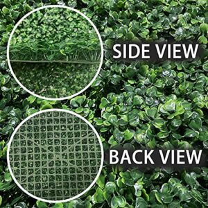 12pcs 24x16 inch Grass Wall Backdrop Greenery Garden Privacy Panels Screen for Outdoor Indoor Fence Backyard and Wall Decor, Realistic Artificial Boxwood Panels Topiary Hedge Plants (12pcs Set)