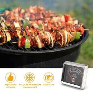 Hisencn BBQ Barbecue Stainless Steel Grill Temperature Temp Gauge Thermometer Replacement for Ducane 30400040, 30400041, 30400042, 30400043, 30400045 Meat Cooking Heat Indicator