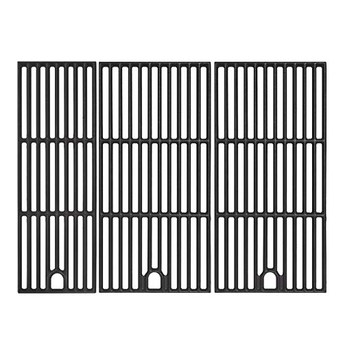 Rejekar Cast Iron Grill Grates Cooking Grid Parts 18" for Charbroil Performance 463377017, 463376018P2, 463376117, 463377117, 463673617 475 4 Burner Cart Liquid Propane Gas Grill, 5-Burner 463347519