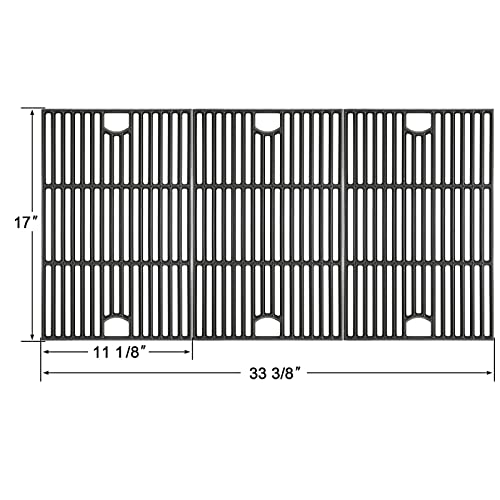 Hisencn Grill Parts Kit for Home Depot Nexgrill 720-0896E 720-0896B 720-0896C Gas Grill, Stainless Steel Pipe Burners, Grill Grates, Heat Plates Tent Sheids Flame Tamers Grill Replacement Kit