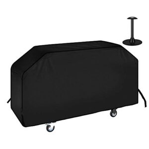 i cover 36 inch griddle cover for blackstone, 600d heavy duty waterproof canvas flat top gas grill cover for blackstone 36″ griddle cooking station 1554 1825 for camp chef 600 with support pole