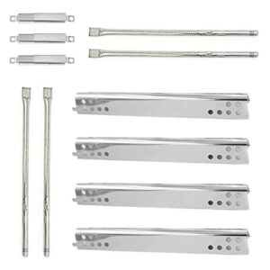 shengyongh ss46346015 (4-pack) stainless steel burner and heat plate replacement part for charbroil 463446015, 463447018, charbroil convectional 463446017 gas grill models