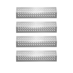 kalomo 16ga stainless steel grill heat plates shield burner covers flame tamer bbq gas grill replacement parts for bull angus 47628, 47629, brahma 57568, outlaw 26039, lonestar select 87049, cal flame