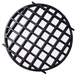 soldbbq 8834 enameled cast iron 12″ gourmet bbq system sear grate for weber original kettle premium 22-inch charcoal grill, 22” smokers, replacement parts for weber 22″ performer premium grill…