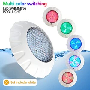 UFOUCUSLLUM Pool Lights for Inground Pools Waterproof 12V 38W IP68 7 RGB Color Changing, Led Pool Lights for Inground Pool with Remote Controller, Pool Lights for Inground Pool Light Fixture