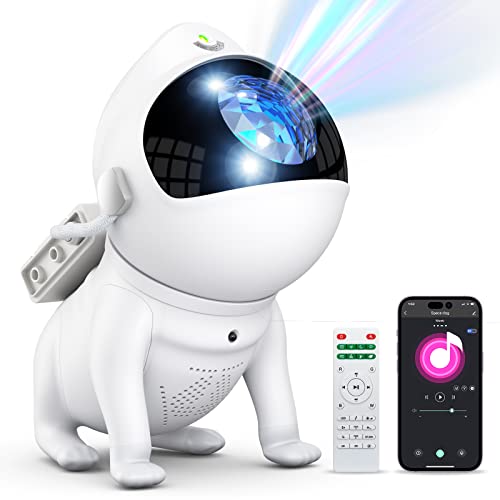 SV3CHome Star Projector, Galaxy Projector Night Light, Bluetooth Speaker and White Noise Aurora Projector, Space Dog Light Projector for Kids Bedroom Decor, Bedroom, Kids Adults Gift