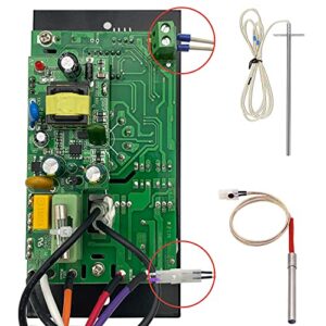 Replacement for Traeger Digital Controller kit, Compatible with Traeger Pellet Wood Pellet Grills, with 7" RTD Temperature Sensor and Igniter Hot Rod Kit
