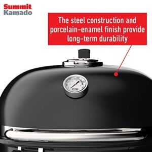 Weber Summit Kamado S6 Charcoal Grilling Center, Black