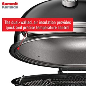 Weber Summit Kamado S6 Charcoal Grilling Center, Black