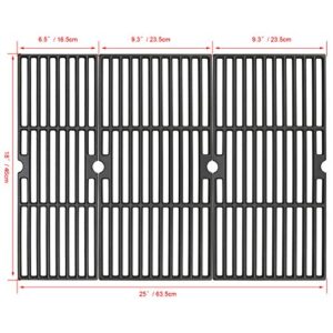 Hisencn Grill Replacement Parts for Charbroil Performance 475 4 Burner 463377319 463347017, 463361017, 463673017, 463376018P2, 304 Stainless Steel Grill Parts Kit and Grill Grates for Charbroil Grill