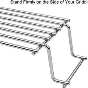 Hisencn 18 inch 69866 Grill Warming Rack, 7635 15.3 inch Flavor Bars for Weber Spirit E210 S210 E220 S220 Gas Grills with Up Front Controls Model
