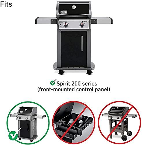 Hisencn 18 inch 69866 Grill Warming Rack, 7635 15.3 inch Flavor Bars for Weber Spirit E210 S210 E220 S220 Gas Grills with Up Front Controls Model