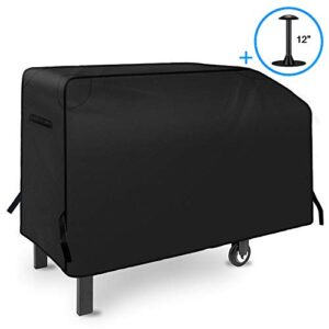 NEXCOVER 28 Inch Griddle Cover | for Blackstone 28 Inch 2 Burner Griddle Cooking Station | Waterproof Heavy Duty Gas Grill Cover | 600D Polyester Anti-UV Canvas Flat Top BBQ Cover with Support Pole.