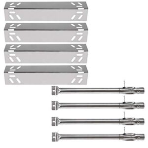 hisencn grill replacement kits for kenmore 119.16240 119.162300 119.162310 119.16433010 119.16434010 gas grill models, stainless steel burners, heat plate, heat shield, heat tent, burner cover