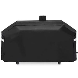 gc7000 grill cover for smoke hollow 4 in 1 combo grill ps9900 ps9900-sy18 47180t, pit boss memphis ultimate grill cover, 79 inches bbq barbecue cover, all weather protection