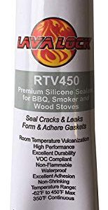 LavaLock® Food Safe BBQ Grade Adhesive Grill Smoker High Temp RTV Silicon - Clear 3 Ounce