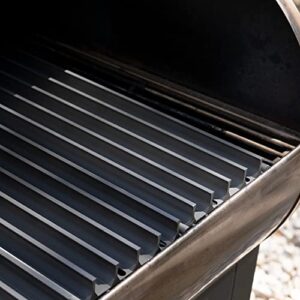 GrillGrate - Set of Two 13.75" GrillGrates (Interlocking) + Grilling Tool - Premium Grill Grates (13.75" x 10.5")