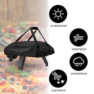 Ooni Koda 12 Pizza Oven Carry Cover Bag, Durable Waterproof Gas Powered Pizza Oven Cover for Outdoor Compatible with Ooni Koda 12 Gas Powered Pizza Oven (Black)