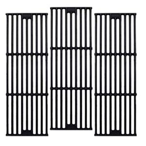 Votenli C6505A(3-Pack) 19 3/4" Cast Iron Cooking Grid Grates Replacement for Chargriller 2121, 2123, 2222, 2828, 3001, 3008, 3030, 3725, 4000, 4208, 5050, 5072, 5252, 9020