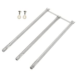 yiham 7508 304ss burner tube kit for weber genesis silver & gold b/c, weber spirit 700, spirit e310 e320, spirit 300 with side control (2007-2012) grill replacement parts 28 1/8 inch lw828