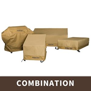 Outdoor Patio Furniture Grill Cover 58 Inch, 58" Wx24 Dx48 H, Golden Horn